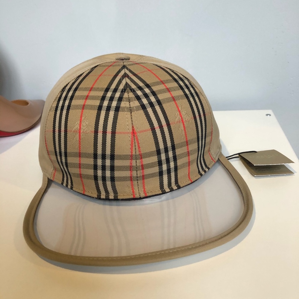 Burberry Clear Baseball Cap